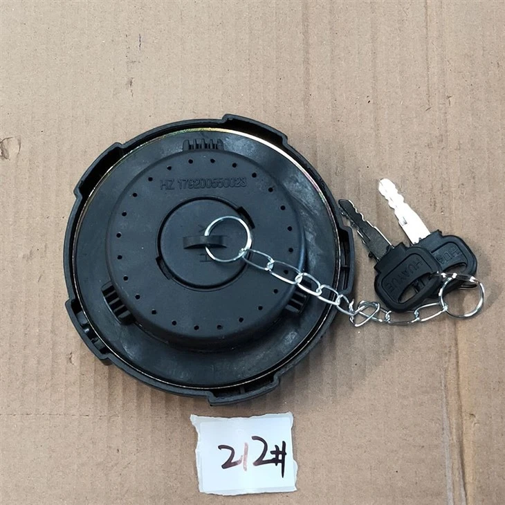HOWO Plastic fuel tank cap with keys